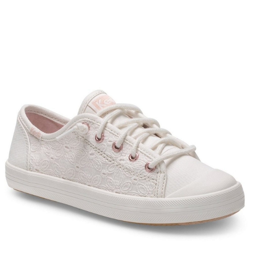 New Keds Girls' Eyelet Kickstart Sneaker.